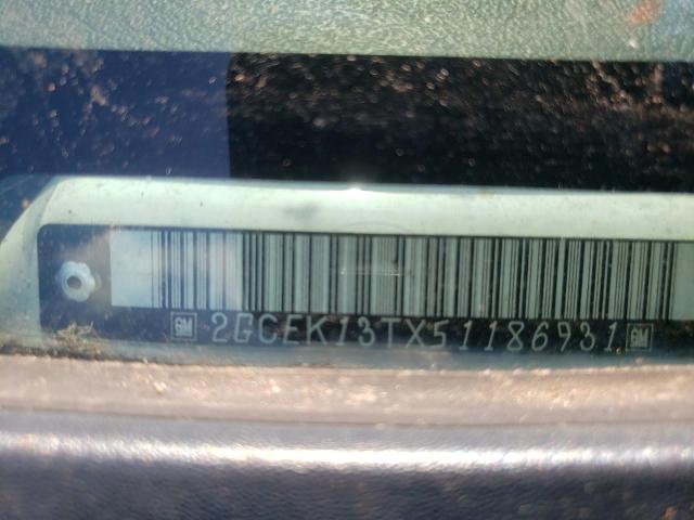 Foto 10 de la subasta – 2005 CHEVROLET SILVERADO con VIN 2GCEK13TX51186931
