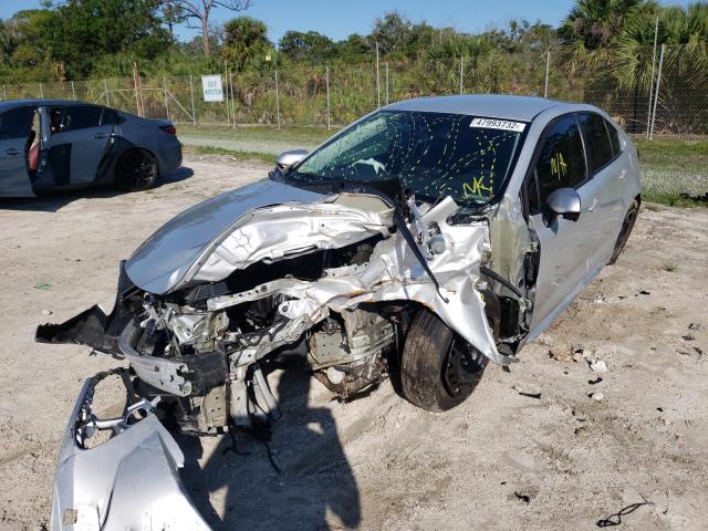 Photo 2 from auction – 2021 TOYOTA COROLLA LE with VIN 5YFEPMAE4MP229215