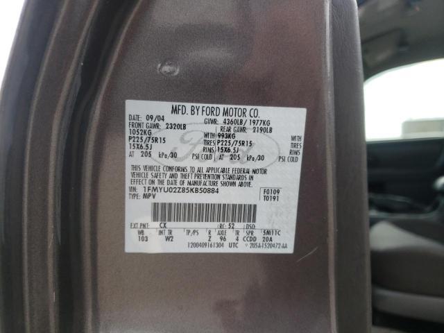 Photo 10 from auction – 2005 FORD ESCAPE XLS with VIN 1FMYU02Z85KB50884