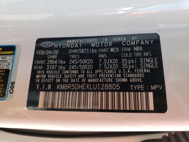 Photo 10 from auction – 2020 HYUNDAI PALISADE L with VIN KM8R5DHEXLU128805