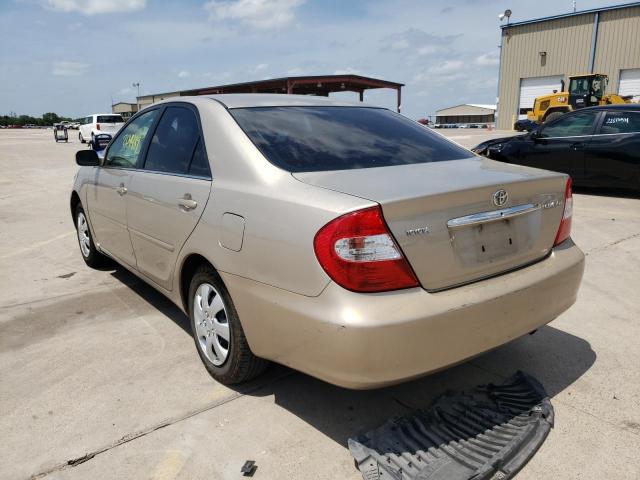 Photo 3 from auction – 2003 TOYOTA CAMRY LE with VIN 4T1BE32K33U787769