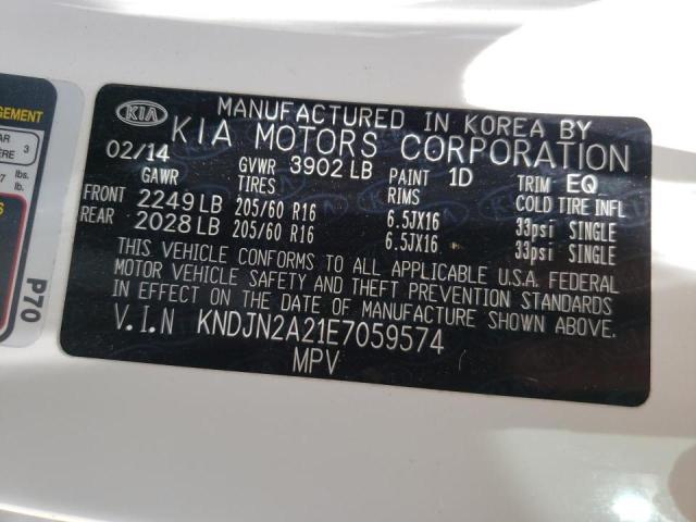 Photo 10 from auction – 2014 KIA SOUL with VIN KNDJN2A21E7059574