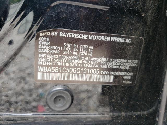 Foto 10 de la subasta – 2016 BMW 535 I con VIN WBA5B1C50GG131005