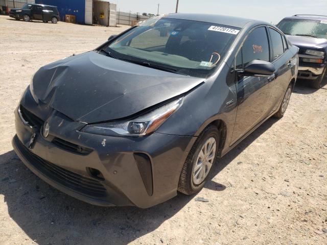 Photo 2 from auction – 2019 TOYOTA PRIUS with VIN JTDKARFU9K3098385