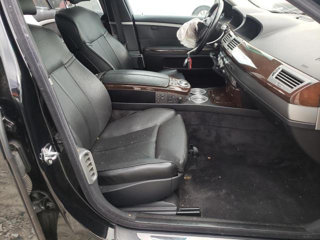 Photo 5 from auction – 2007 BMW 750 with VIN WBAHN83577DT68282