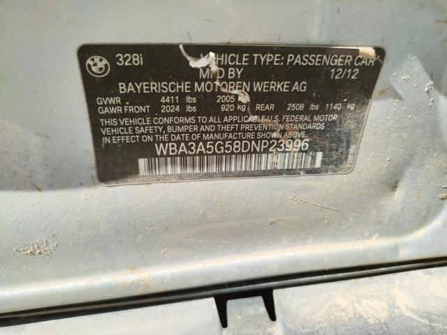 Photo 10 from auction – 2013 BMW 328 I with VIN WBA3A5G58DNP23996