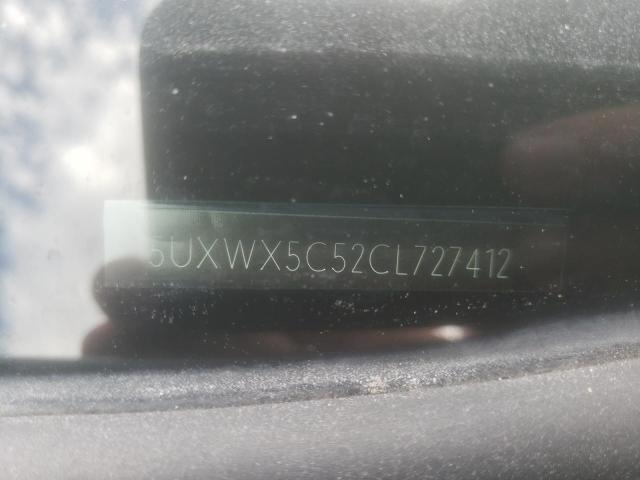 Photo 10 from auction – 2012 BMW X3 XDRIVE2 with VIN 5UXWX5C52CL727412