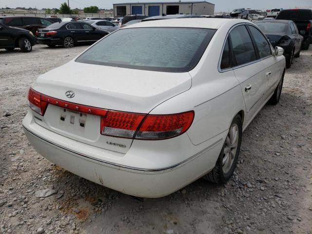 Photo 4 from auction – 2007 HYUNDAI AZERA SE with VIN KMHFC46F87A171342