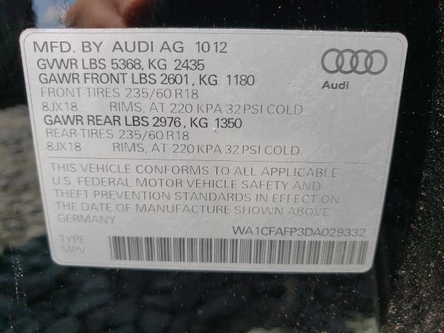 Photo 10 from auction – 2013 AUDI Q5 PREMIUM with VIN WA1CFAFP3DA029332