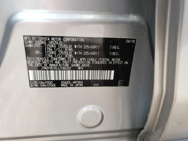 Photo 10 from auction – 2018 TOYOTA RAV4 LE with VIN JTMZFREV0JJ186262