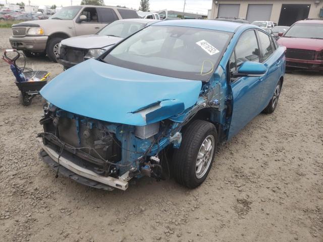 Photo 2 from auction – 2018 TOYOTA PRIUS PRIM with VIN JTDKARFP7J3074417