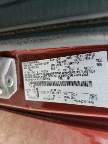 Photo 10 from auction – 2014 FORD ESCAPE TIT with VIN 1FMCU9J92EUB42204