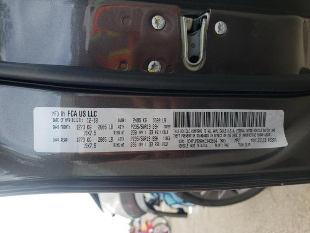 Photo 10 from auction – 2019 JEEP CHEROKEE L with VIN 1C4PJMDN0KD343914