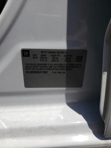 Photo 10 from auction – 2016 CHEVROLET SONIC LT with VIN 1G1JC5SG3G4112967