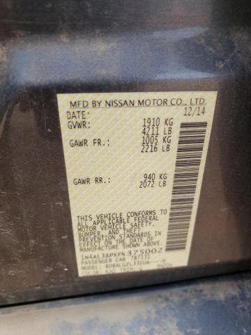 Photo 10 from auction – 2015 NISSAN ALTIMA 2.5 with VIN 1N4AL3APXFN375002