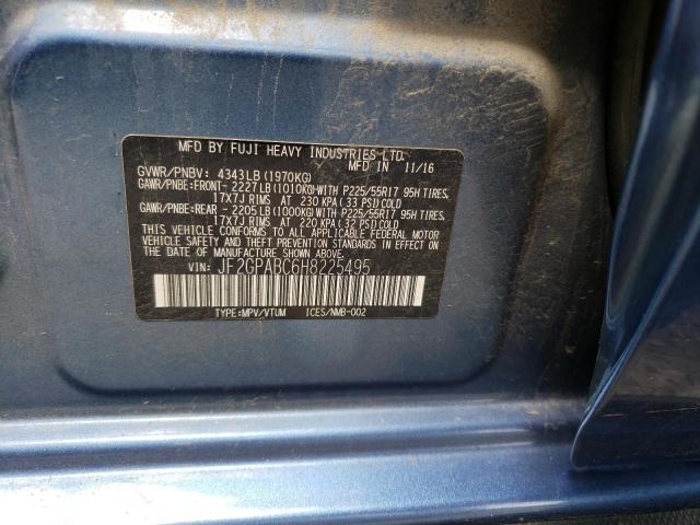 Photo 10 from auction – 2017 SUBARU CROSSTREK with VIN JF2GPABC6H8225495