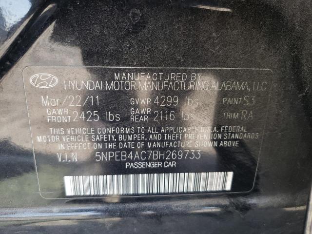 Photo 10 from auction – 2011 HYUNDAI SONATA GLS with VIN 5NPEB4AC7BH269733