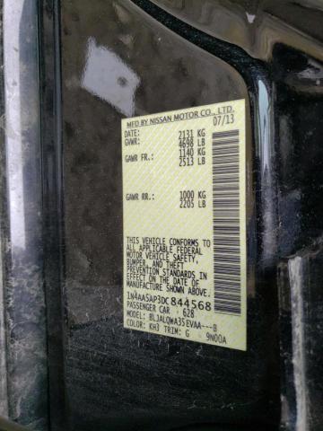 Photo 10 from auction – 2013 NISSAN MAXIMA S with VIN 1N4AA5AP3DC844568