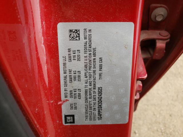 Photo 10 from auction – 2013 BUICK VERANO with VIN 1G4PP5SK3D4243625