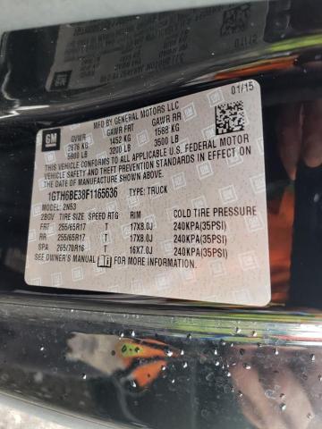 Photo 10 from auction – 2015 GMC CANYON SLE with VIN 1GTH6BE38F1165636