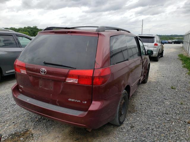 Photo 4 from auction – 2004 TOYOTA SIENNA CE with VIN 5TDZA23C54S139033
