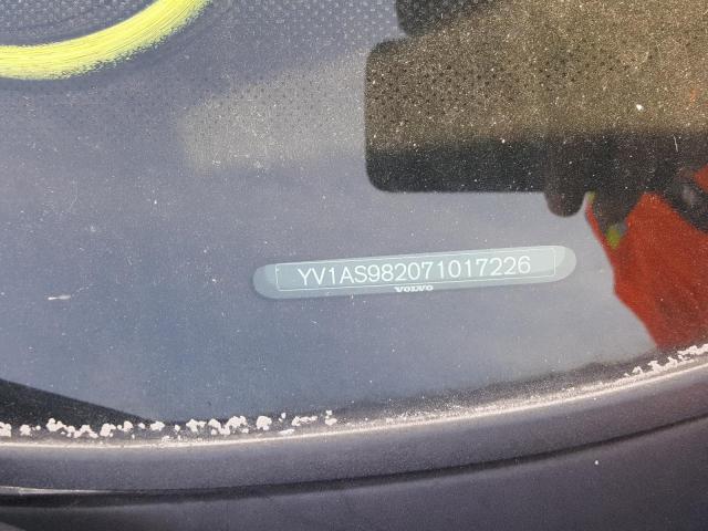 Photo 10 from auction – 2007 VOLVO S80 3.2 with VIN YV1AS982071017226