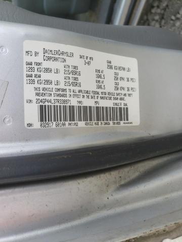 Photo 10 from auction – 2007 DODGE GRAND CARA with VIN 2D4GP44L37R338971