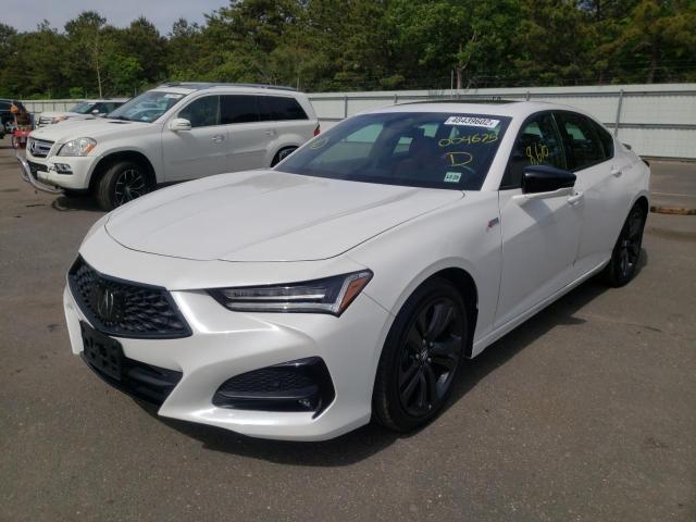 Photo 2 from auction – 2021 ACURA TLX TECH A with VIN 19UUB6F53MA004675