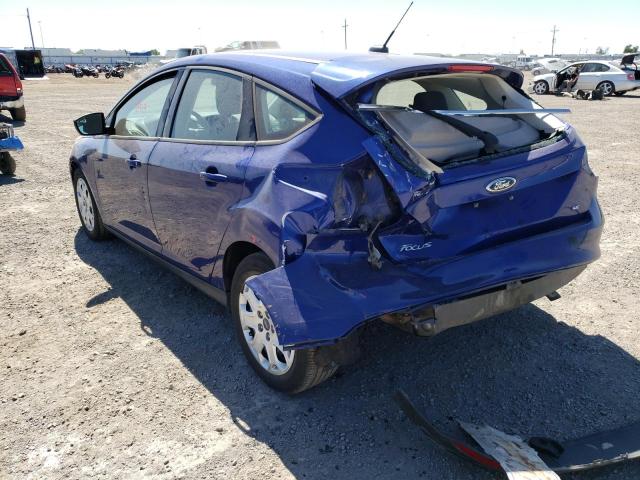 Photo 3 from auction – 2012 FORD FOCUS SE with VIN 1FAHP3K27CL279485