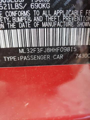Photo 10 from auction – 2017 MITSUBISHI MIRAGE G4 with VIN ML32F3FJ8HHF09815