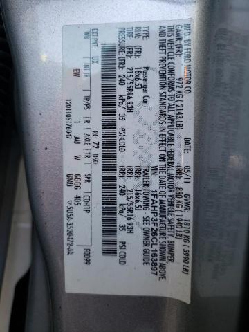 Photo 10 from auction – 2012 FORD FOCUS SE with VIN 1FAHP3F26CL163897
