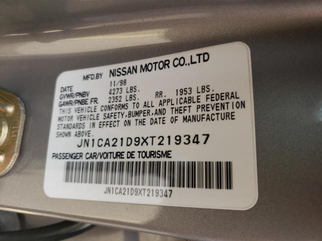 Photo 10 from auction – 1999 NISSAN MAXIMA GLE with VIN JN1CA21D9XT219347