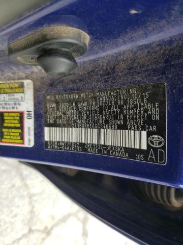 Photo 10 from auction – 2016 TOYOTA COROLLA L with VIN 2T1BURHE6GC546688