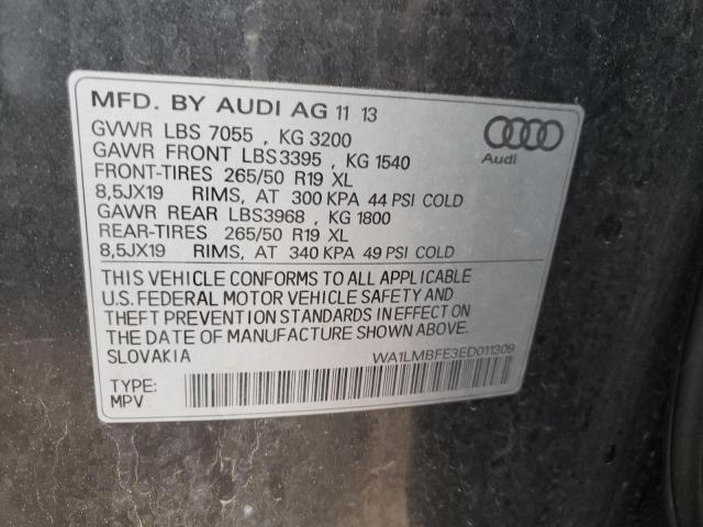Photo 10 from auction – 2014 AUDI Q7 PREMIUM with VIN WA1LMBFE3ED011309