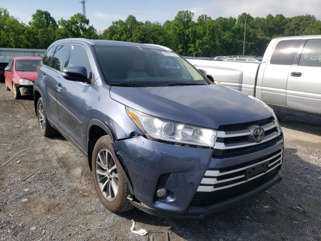 TOYOTA HIGHLANDER 2018 with VIN 5TDJZRFHXJS875130 - Photo from auction
