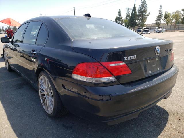 Photo 3 from auction – 2007 BMW 750 with VIN WBAHN83527DT66181
