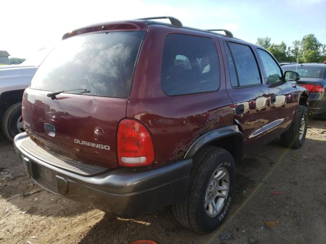 Photo 4 from auction – 2002 DODGE DURANGO SP with VIN 1B4HS38N62F106741
