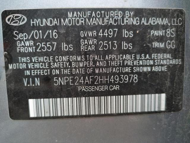 Photo 10 from auction – 2017 HYUNDAI SONATA SE with VIN 5NPE24AF2HH493978