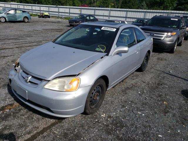Photo 2 from auction – 2002 HONDA CIVIC EX with VIN 1HGEM22962L075645