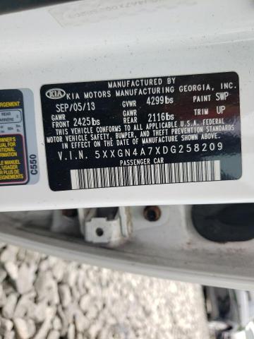 Photo 10 from auction – 2013 KIA OPTIMA EX with VIN 5XXGN4A7XDG258209