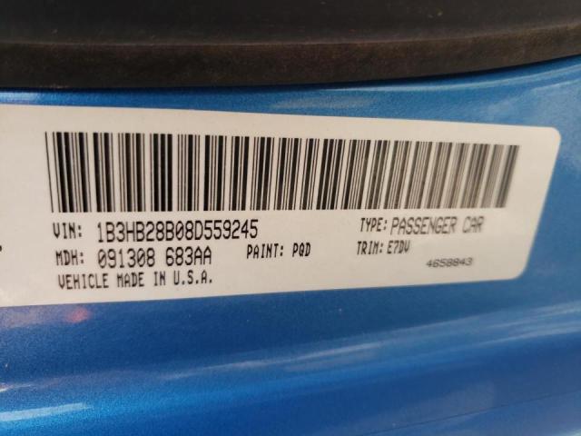 Photo 10 from auction – 2008 DODGE CALIBER with VIN 1B3HB28B08D559245