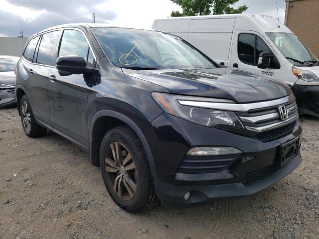 HONDA PILOT EXL 2017 with VIN 5FNYF6H55HB074886 - Photo from auction