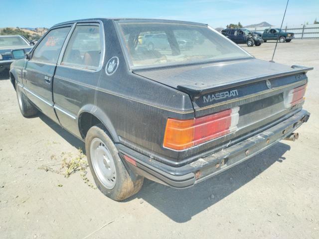 Photo 3 from auction – 1985 MASERATI BITURBO with VIN ZAMAL1102FB311504