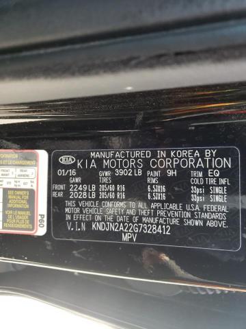 Photo 10 from auction – 2016 KIA SOUL with VIN KNDJN2A22G7328412