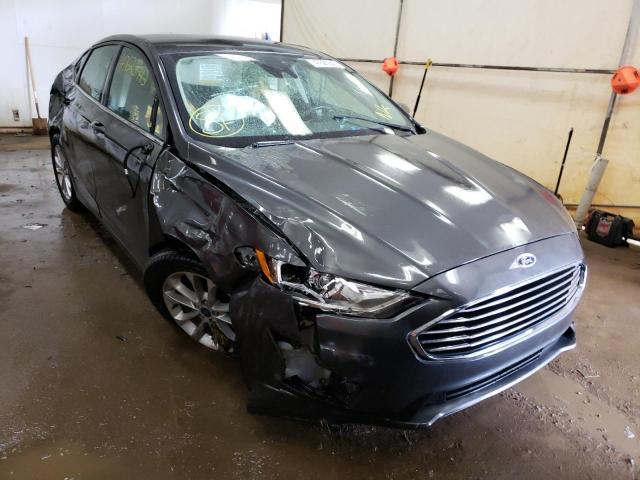 FORD FUSION SE 2020 with VIN 3FA6P0HD5LR221309 - Photo from auction