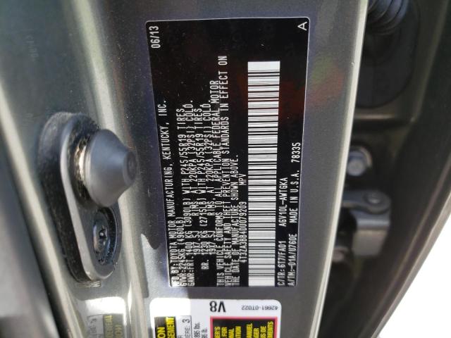 Photo 10 from auction – 2013 TOYOTA VENZA LE with VIN 4T3ZA3BB4DU079209
