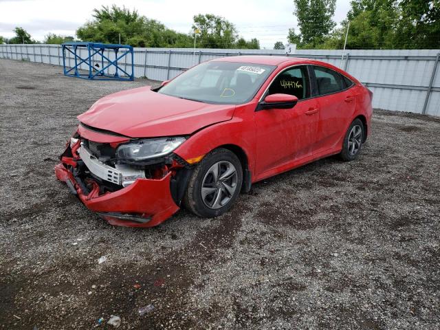 Photo 2 from auction – 2019 HONDA CIVIC LX with VIN 2HGFC2F54KH011342