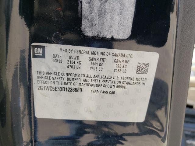 Photo 10 from auction – 2013 CHEVROLET IMPALA LTZ with VIN 2G1WC5E33D1236680
