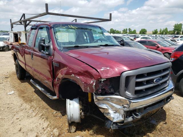 FORD F250 SUPER 2004 with VIN 3FTNX21L74MA02420 - Photo from auction