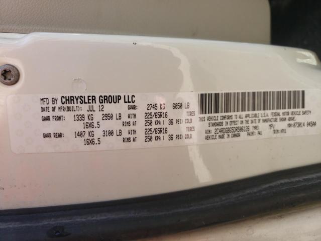 Photo 10 from auction – 2013 DODGE GRAND CARA with VIN 2C4RDGBG5DR506126
